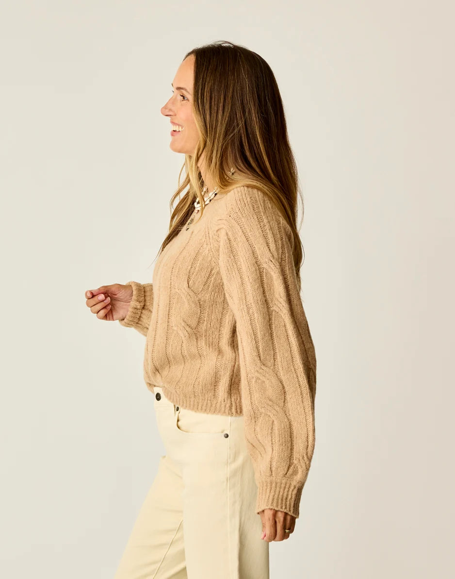Eloise Wool Sweater: Camel