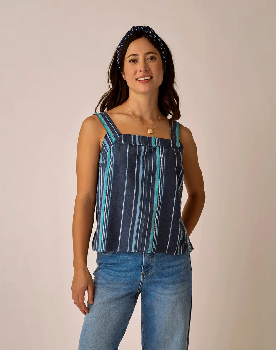 Liv Stitched Top: Captain Texture