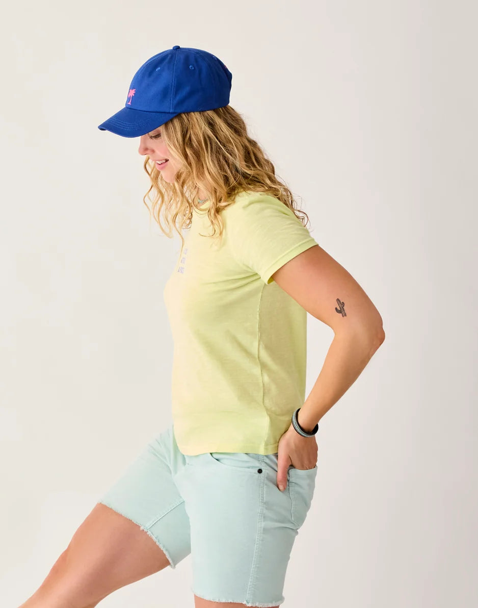 Cassidy Graphic Tee: Limeade Apres - FINAL SALE
