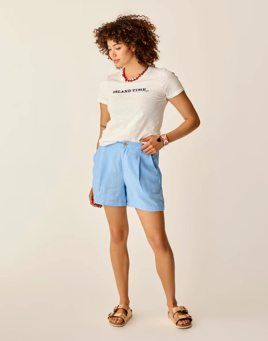 Cassidy Graphic Tee: Cloud Island - FINAL SALE