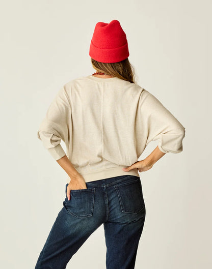 Anneke Supersoft Dolman: Cement Heather - FINAL SALE