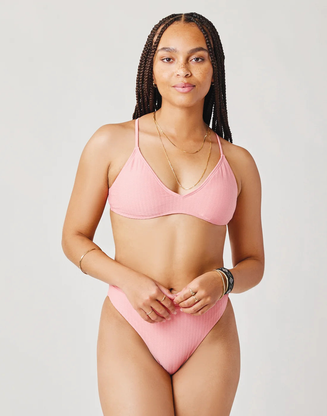 Danica Bottom: Grapefruit Texture - FINAL SALE
