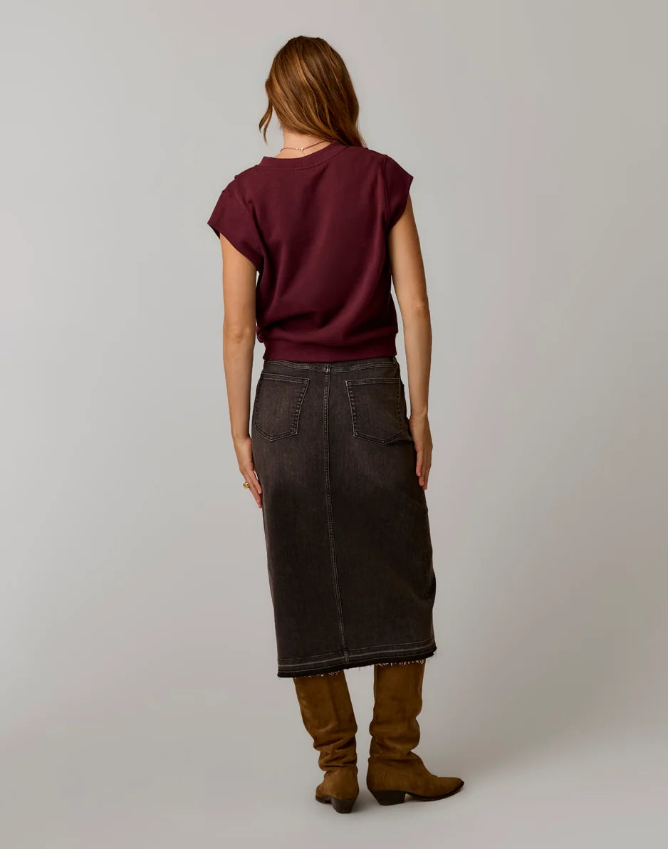 Cate Pullover: Sangria