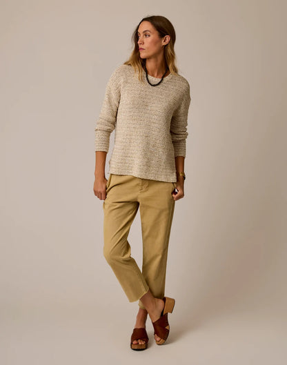 Clarissa Marled Sweater: Sand