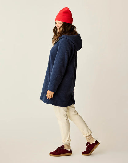 Indy Boucle Jacket: Navy