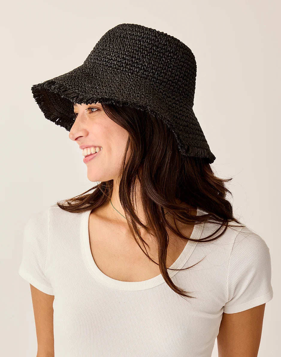 Dawn Packable Hat: Black