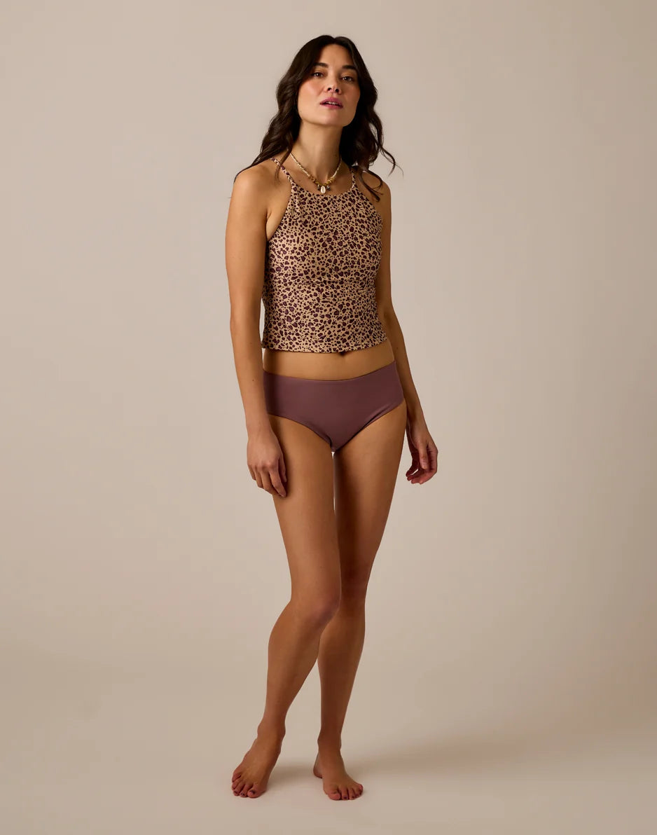 Boca Compression Tankini: Leopard