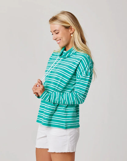 Bodie Funnel Neck: Fern Breton