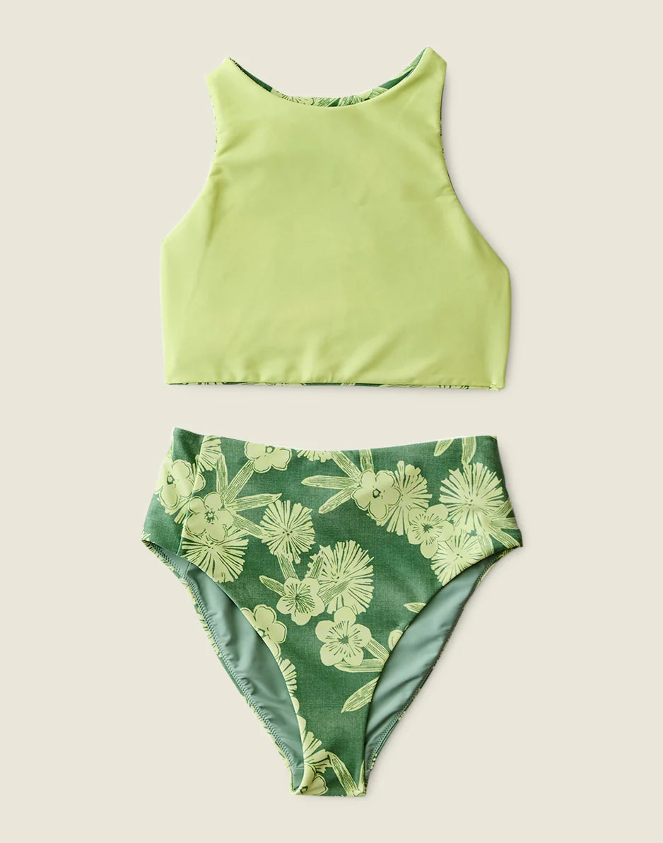 Lani Pocket Compression Bottom: Tide - FINAL SALE