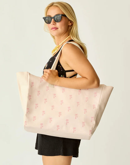 Cotton Tote: Palm Trees