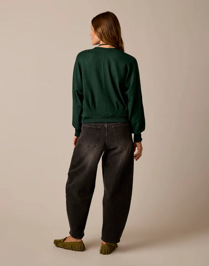 Anneke Supersoft Dolman: Dark Pine Heather