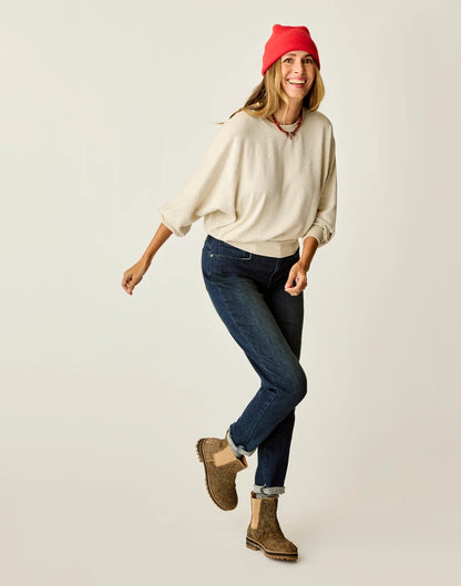 Anneke Supersoft Dolman: Cement Heather - FINAL SALE