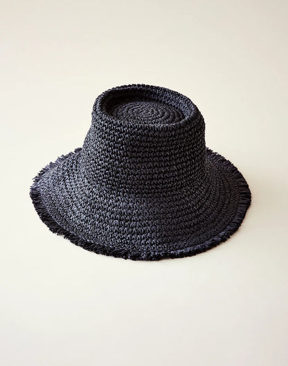 Dawn Packable Hat: Black