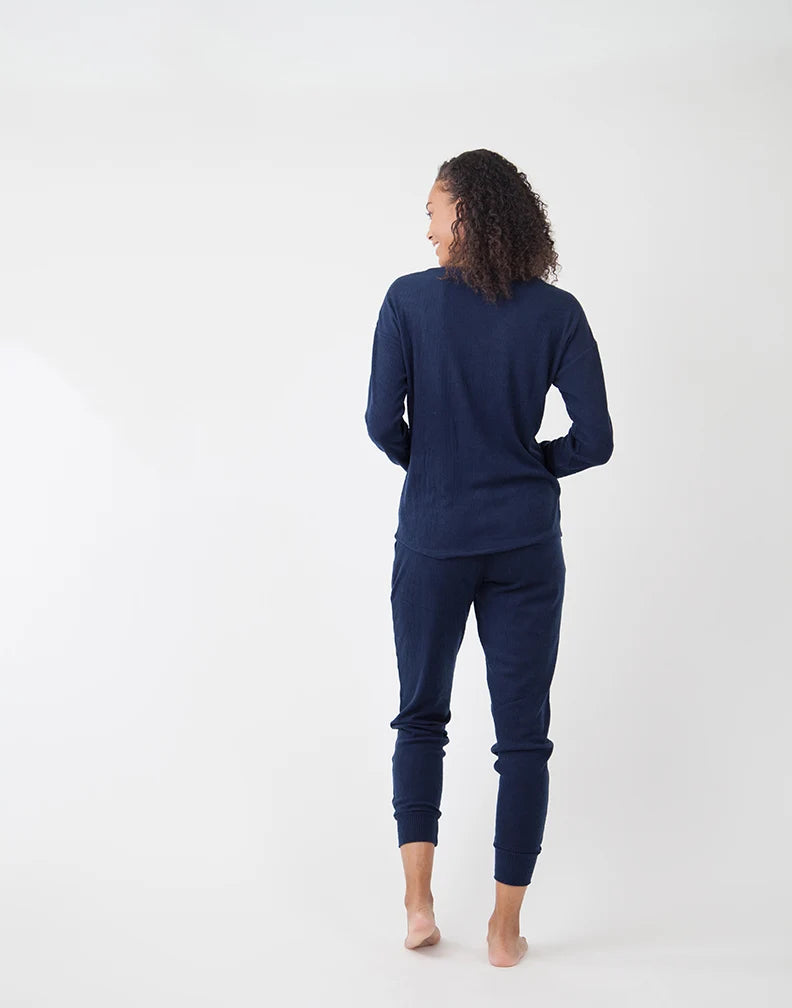 Garner Jogger: Navy Heather