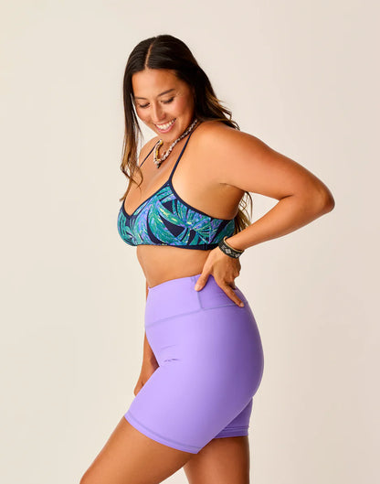 Lucie 6" Compression Short: Aster - FINAL SALE