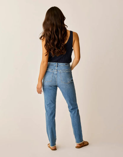 Carson Hi Rise Jean: Blue Tide