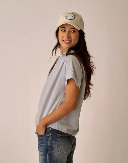 Elliott Voile Top: Captain Pinstripe