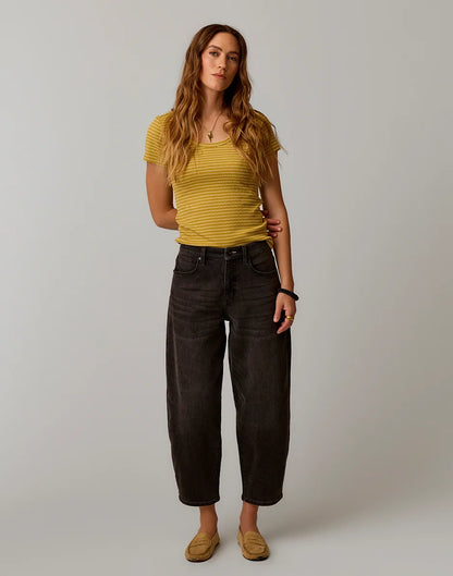 Ever Tee: Gold Glow Stripe