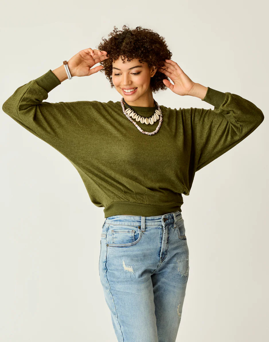 Anneke Supersoft Dolman: Fir Heather - FINAL SALE