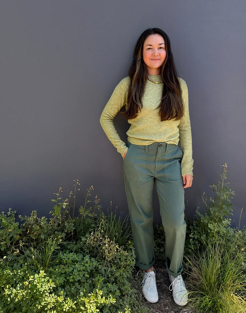 Corey Twill Pant: Laurel