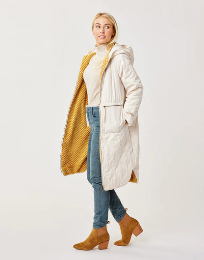 Donner Reversible Jacket: Wood/Birch