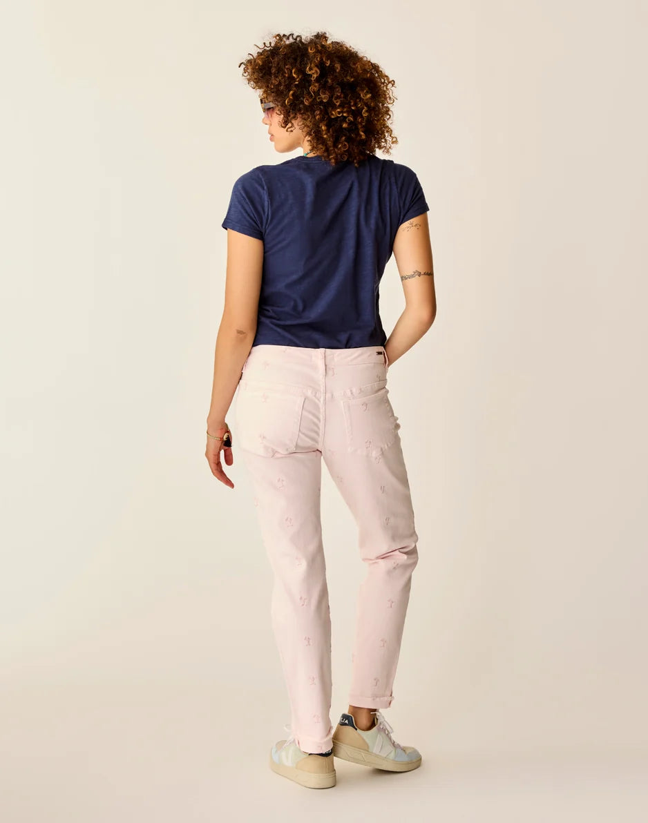 Cassidy Graphic Tee: Navy Celestial - FINAL SALE