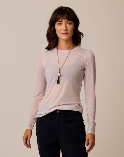 Lea Tissue Crewneck: Dawn
