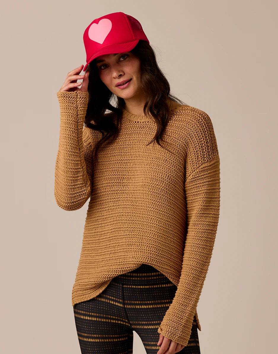 Clarissa Sweater: Camel - FINAL SALE